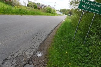 Zdjęcie do: Przebudowa drogi Tuchomie - Modrzejewo