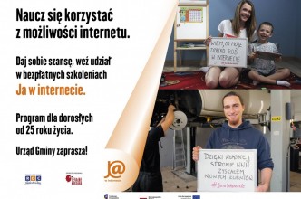 Zdjęcie do: Projekt „J@ w internecie” Naucz się korzystać z możliwości Internetu!