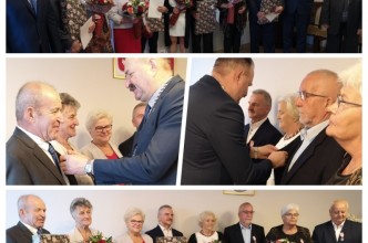 Zdjęcie do: Złote gody w Tuchomiu. Cztery pary świętowały jubileusz 50-lecia pożycia małżeńskiego