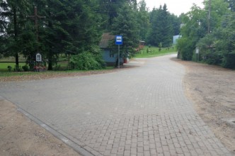 Zdjęcie do: Zakończono przebudowy dróg na nawierzchnię z kostki POLBRUK w Masłowicach Tuchomskich oraz Ciemnie