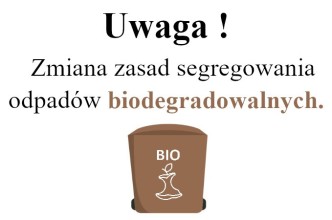 Zdjęcie do: Zmiany zasad segregacji bioodpadów.