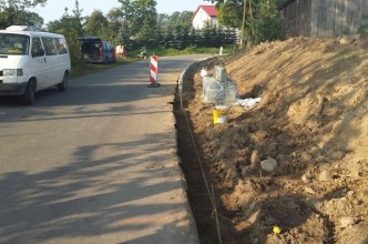 Zdjęcie do: Budowa chodnika w Trzebiatkowej