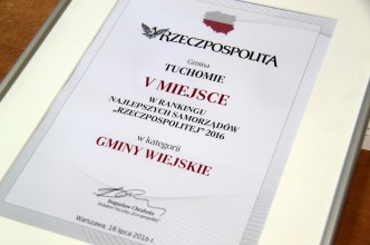 Zdjęcie do: Tuchomie w piątce najlepszych samorządów w Polsce