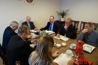 Zdjęcie do: Starosta gościem na posiedzeniu Komisji Rolnej, Ochrony Środowiska i Infrastruktury Drogowej.