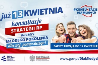Zdjęcie do: Trwają zapisy na konsultacje strategii dla młodzieży w woj. pomorskim!