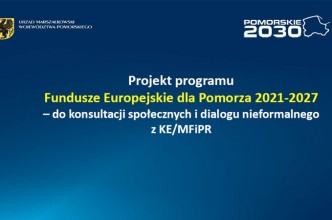Zdjęcie do: Fundusze Europejskie dla Pomorza 2021-2027