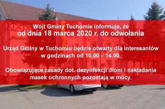 Zdjęcie do: Zmiany w obsłudze interesantów w Urzędzie Gminy w Tuchomiu