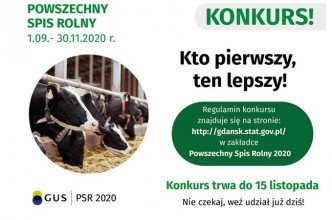 Zdjęcie do: Kto pierwszy, ten lepszy - Spis Rolny 2020