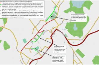 Zdjęcie do: Objazdy w związku z utrudnieniami w ruchu ulicą Mickiewicza i Młyńską