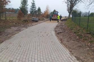 Zdjęcie do: Przebudowa drogi w Modrzejewie