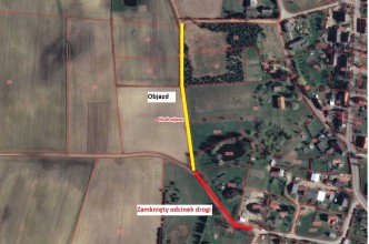 Zdjęcie do: UWAGA - objazd w Modrzejewie