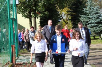 Zdjęcie do: Otwarcie boiska w Kramarzynach oraz podsumowanie projektu termomodernizacyjnego