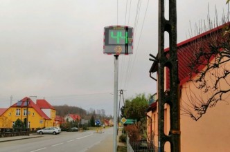 Zdjęcie do: Radarowy wyświetlacz prędkości w Kramarzynach