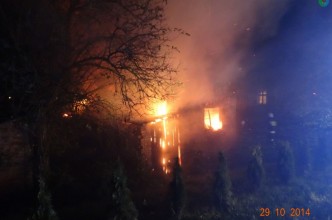 Zdjęcie do: Pożar pomieszczenia gospodarczego w Modrzejewie