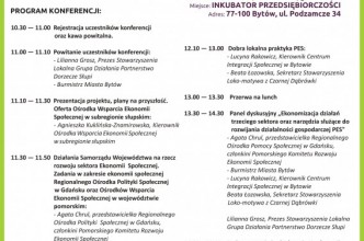 Zdjęcie do: Konferencja „Ekonomia społeczna – możliwości i wyzwania”