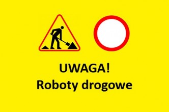 Zdjęcie do: UWAGA - roboty drogowe
