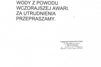 Zdjęcie do: Przerwa w dostawie wody