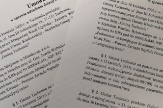 Zdjęcie do: Gmina Tuchomie wsparła finansowo szpitale w Bytowie i Miastku.