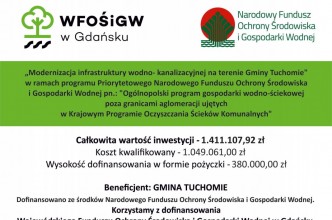 Zdjęcie do: Modernizacja infrastruktury wodno - kanalizacyjnej na terenie Gminy Tuchomie