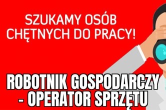Zdjęcie do: Poszukujem pracownika: robotnik gospodarczy - operator sprzętu.