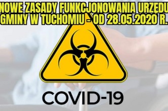 Zdjęcie do: Nowe zasady funkcjonowania Urzędu Gminy w Tuchomiu - od 28 maja 2020 r.
