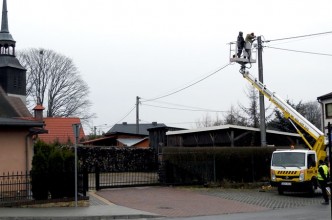 Zdjęcie do: Rozpoczęto modernizację oświetlenia ulicznego