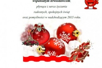 Zdjęcie do: Życzenia dla krwiodawców